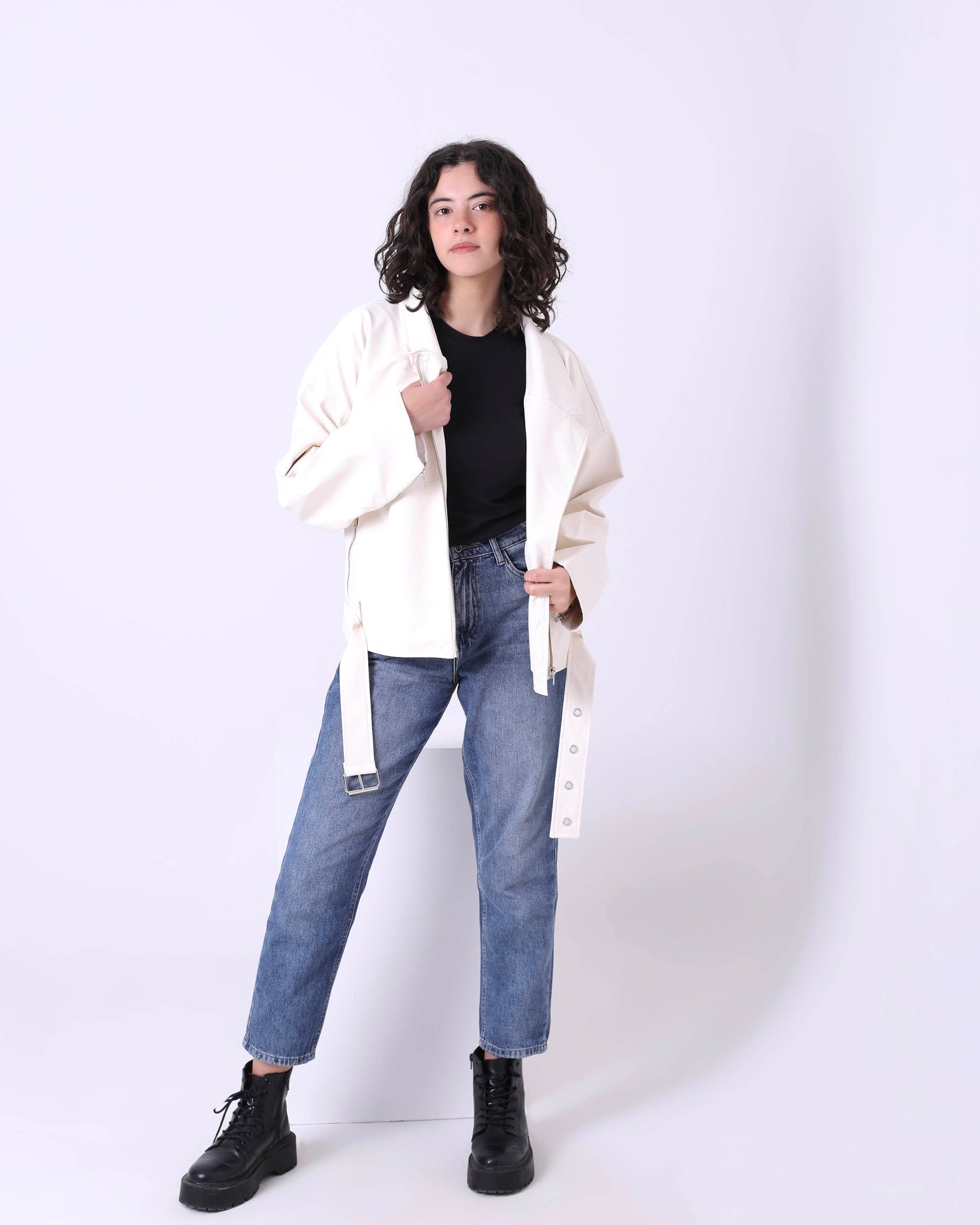 Leather Jacket W714