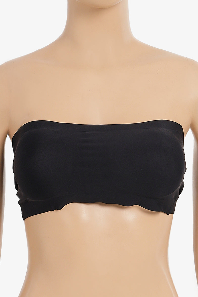 Laser Strapless Bra - Black