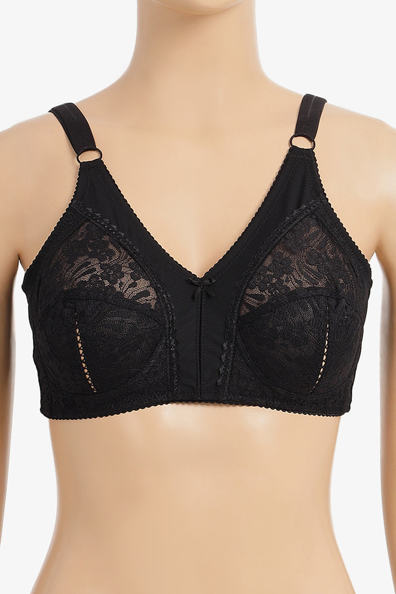 Minimizer Non-Padded Bra - Black