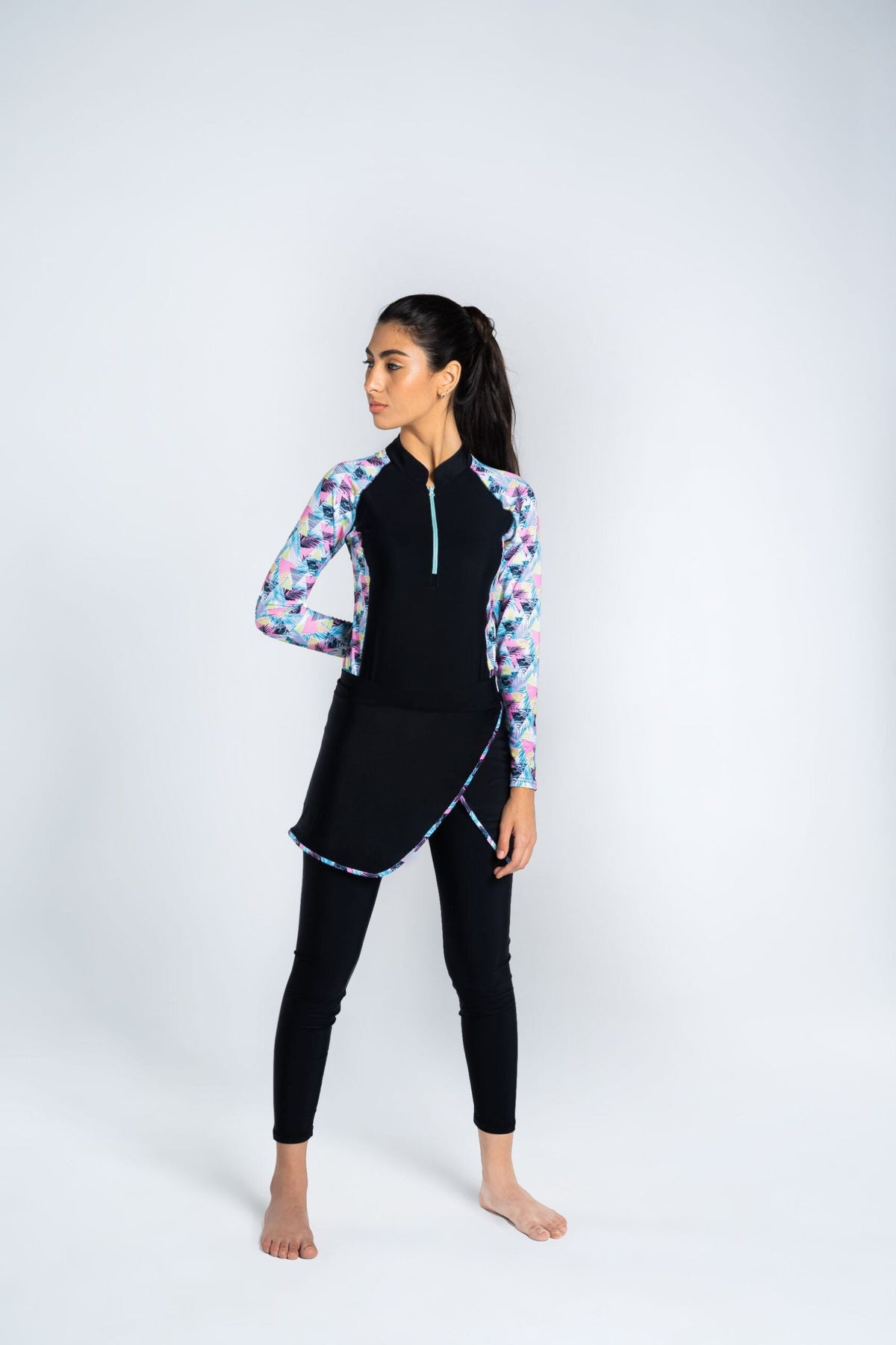 Lycra Feel Free Swimsuit - Multicolor