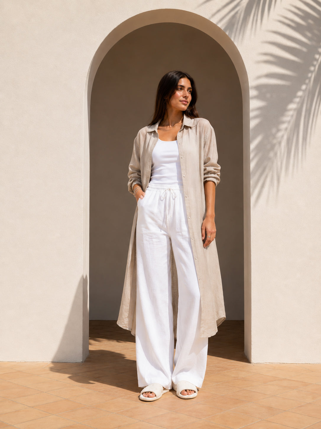 Belted Shirt dress