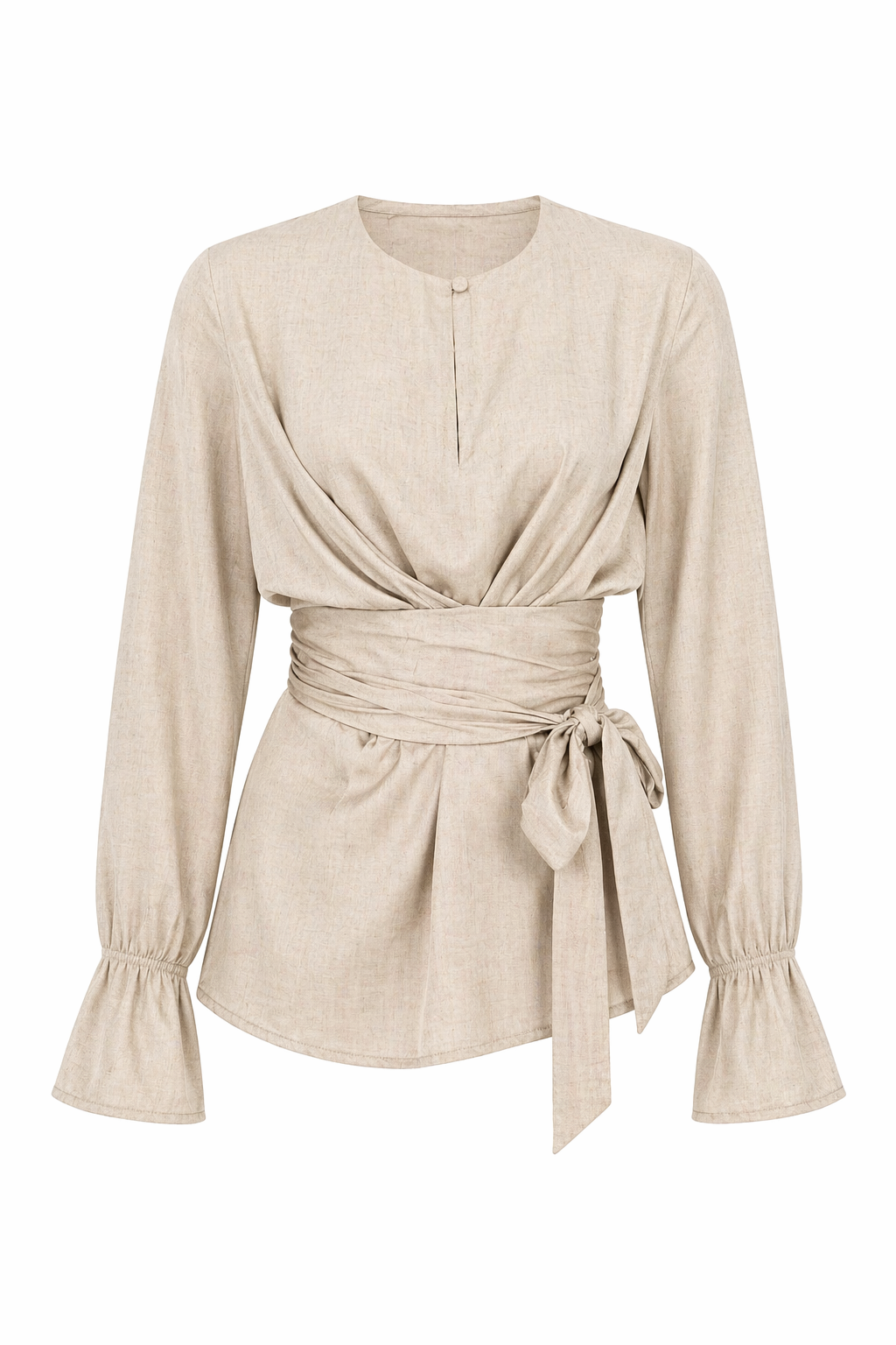 Bound in Sand Blouse