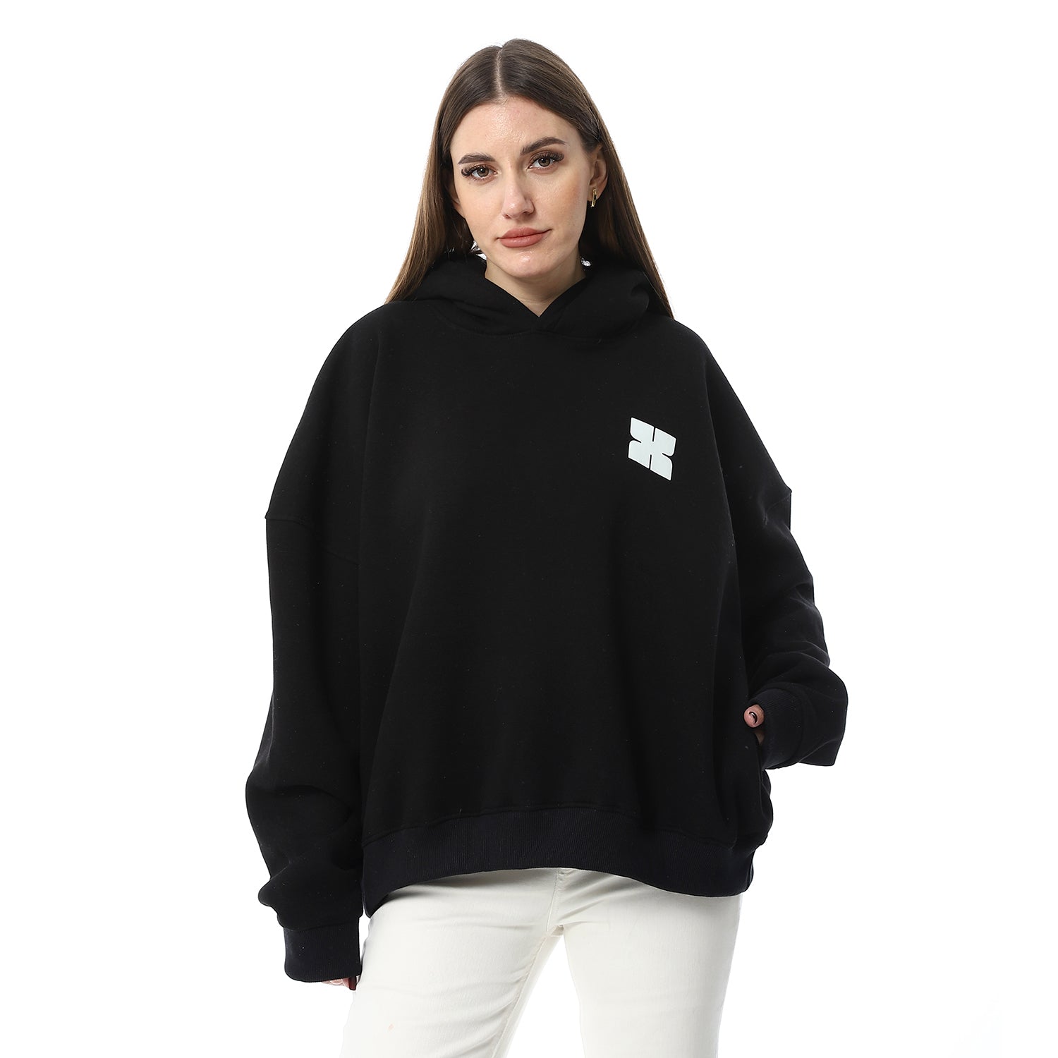 XTCY Milton Oversize Hooded Sweatshirt women