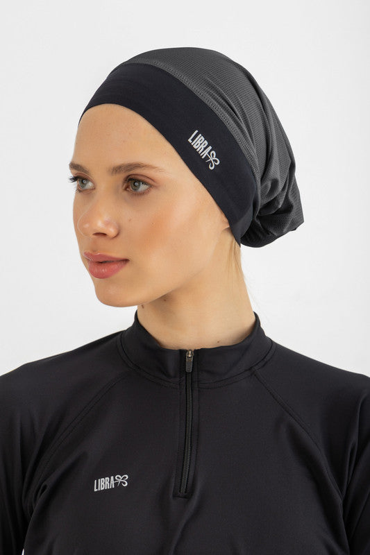 Solid Ultra-Grip Sports Bandana – Charcoal