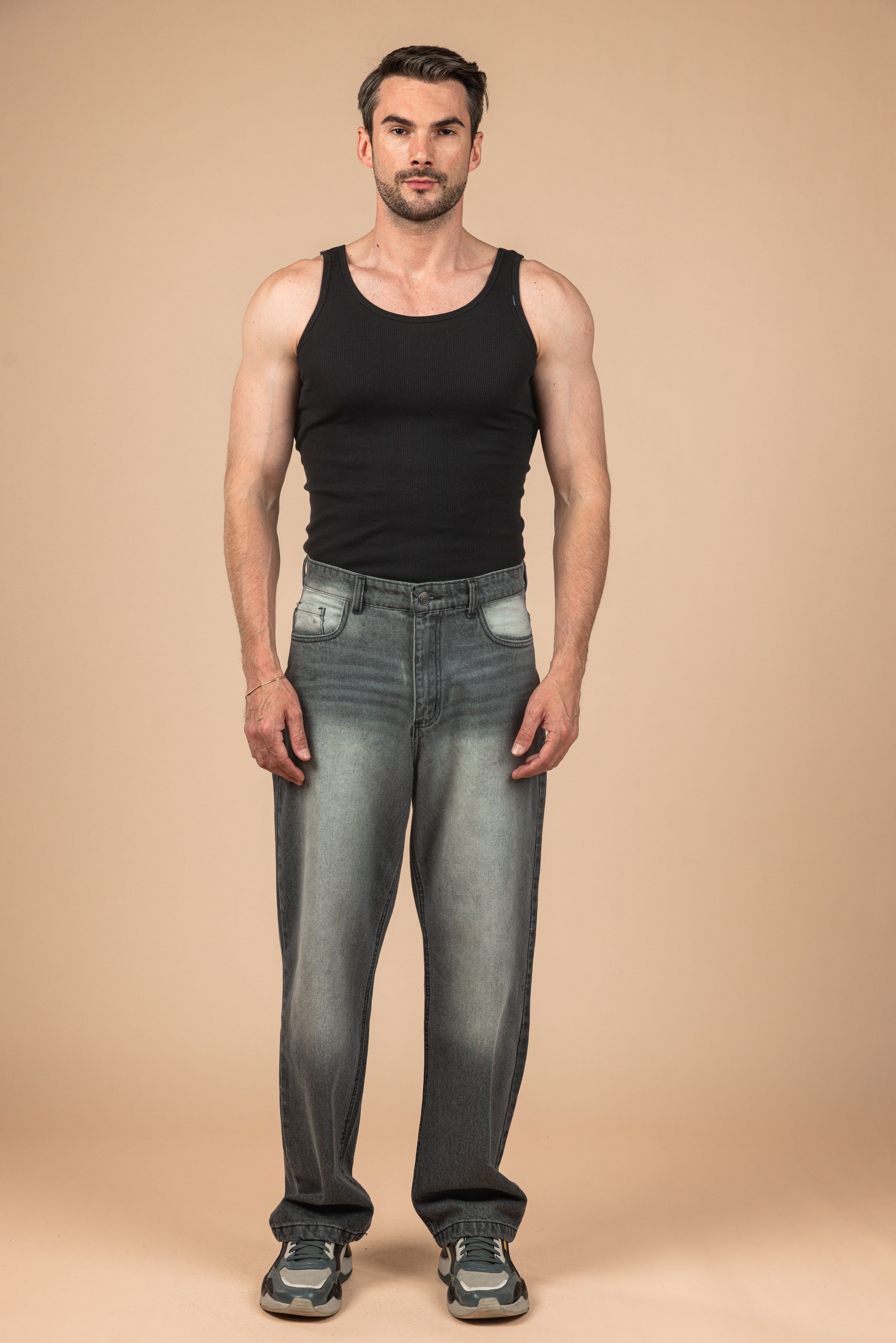 Ash Fade Straight Leg Jeans