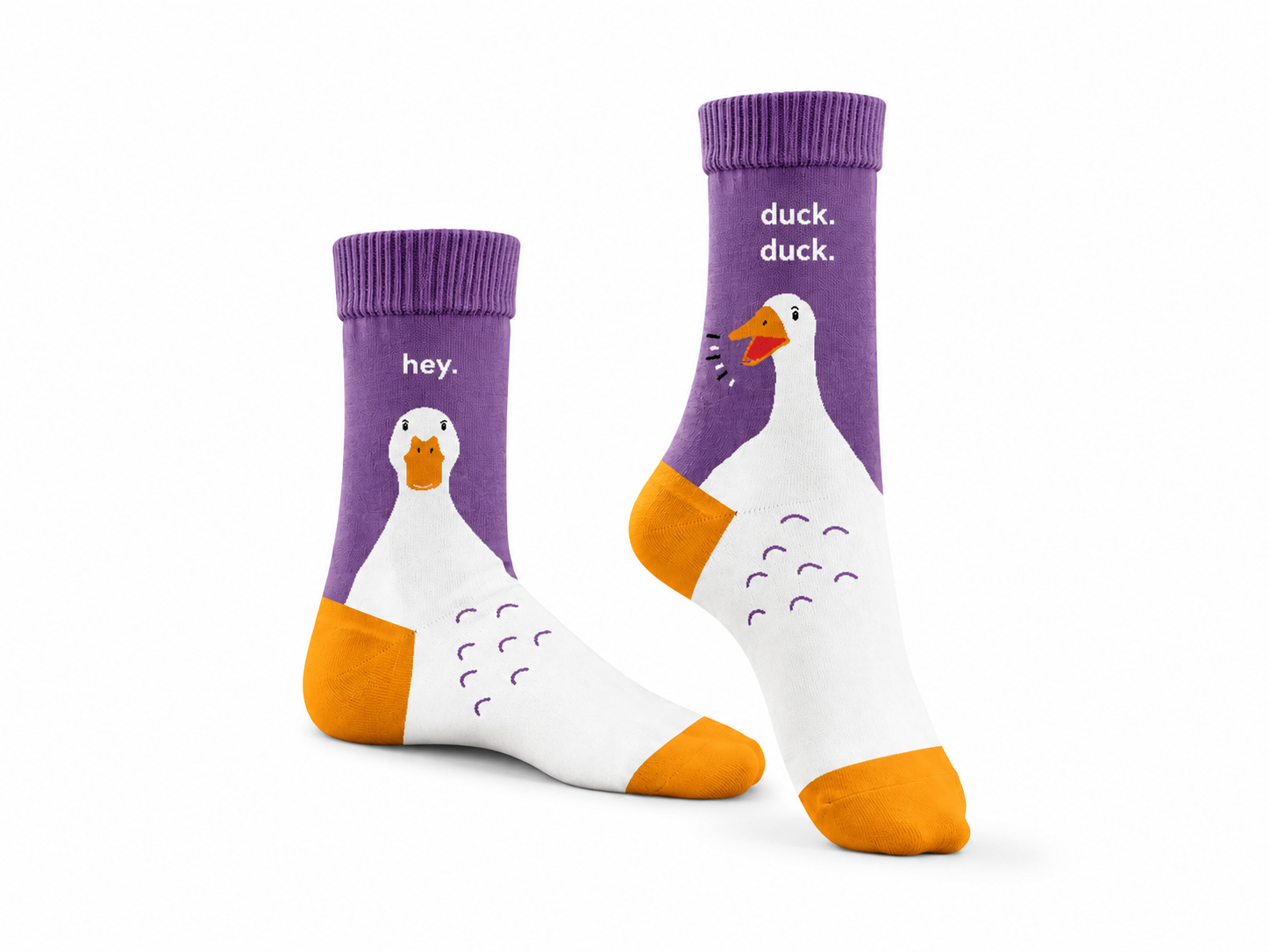 Duck Duck Hey Socks