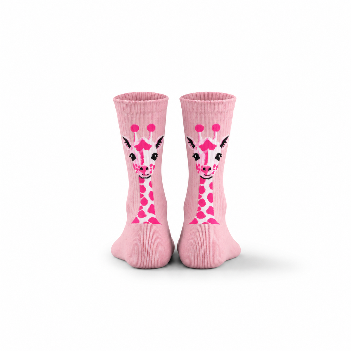 Pinky Giraffe Socks