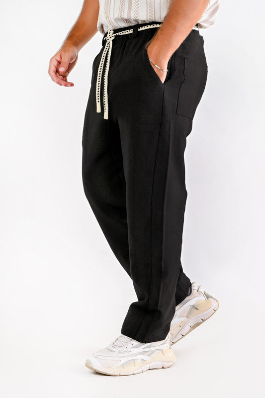 Minimal Relaxed Pants – Black