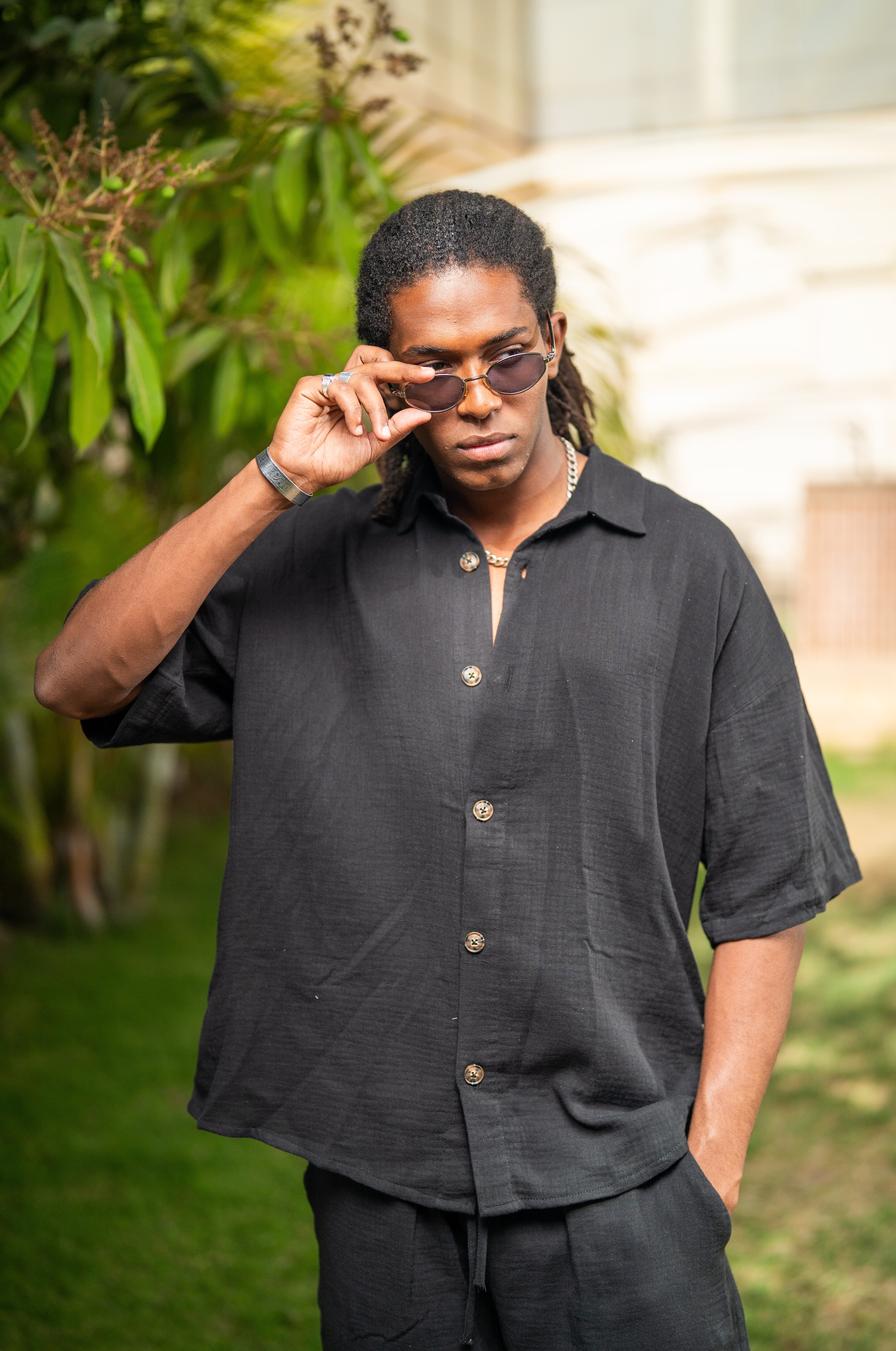 Oversized Short Sleeve Shirt