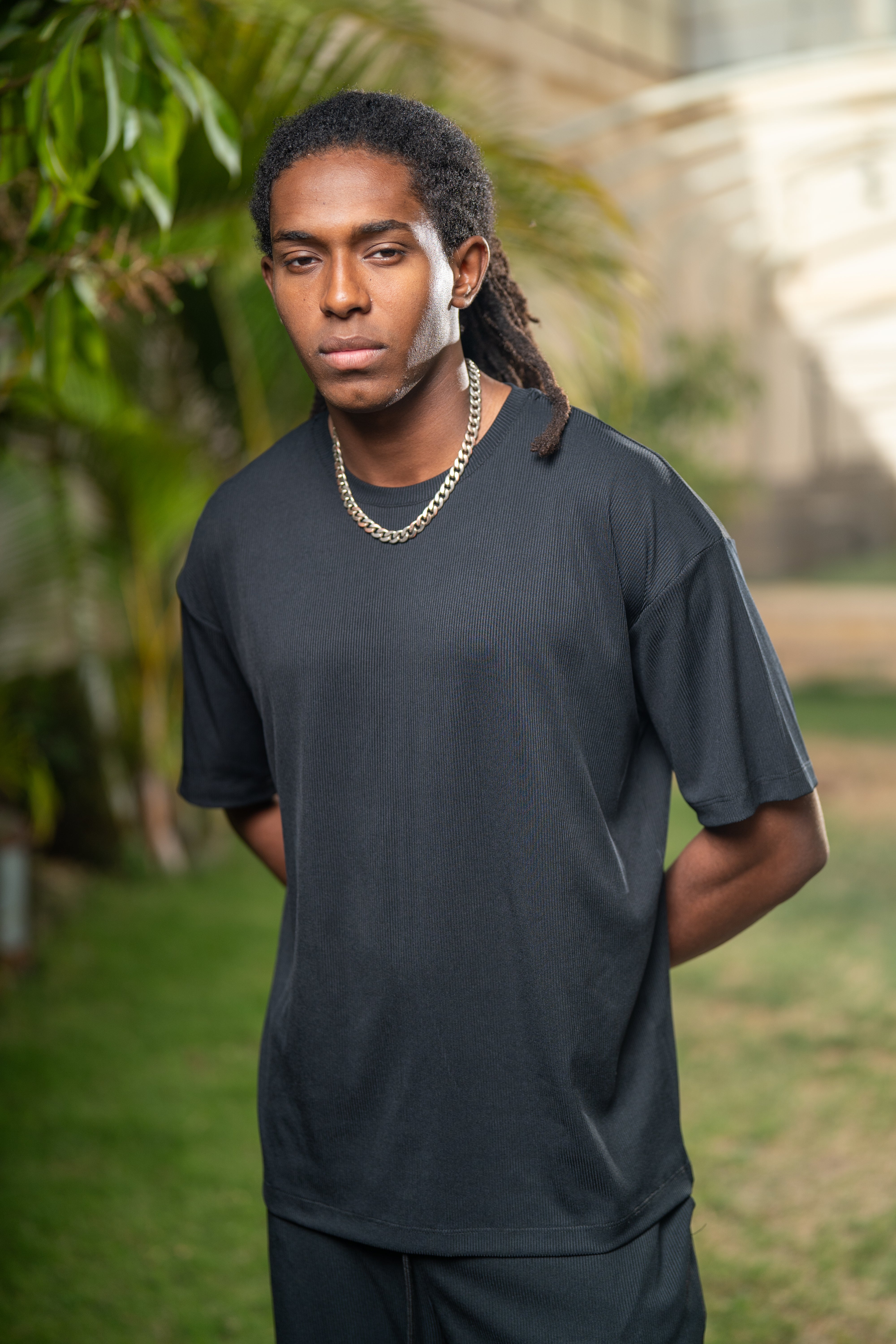 Oversized Pleated T-Shirt