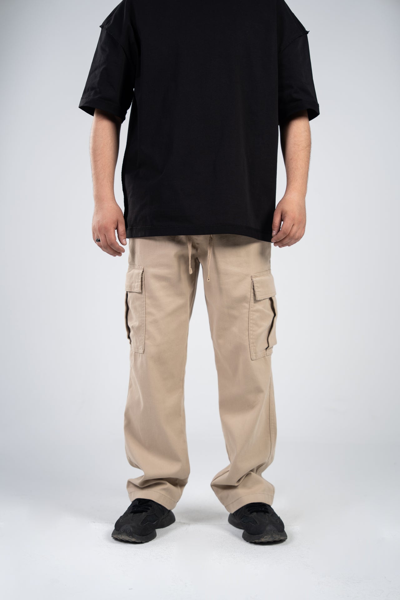 Gabardine Cargo Pants