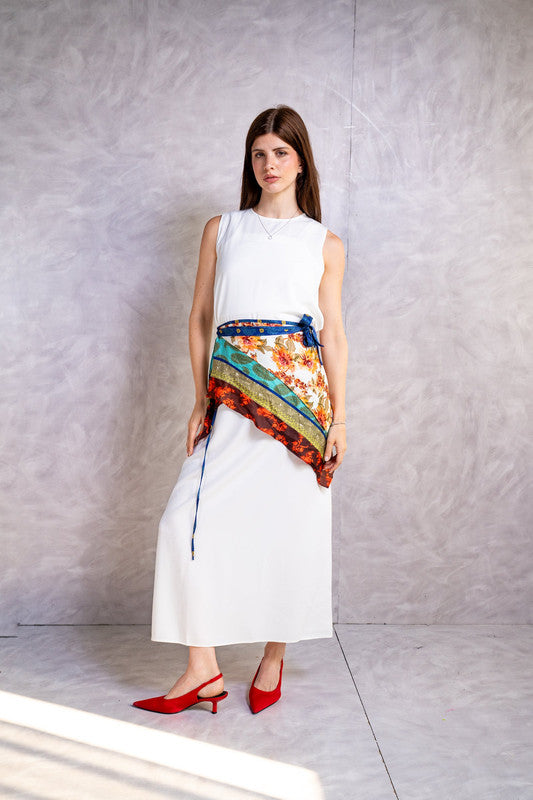 Soft Relaxed A-Line Maxi Dress – Off White