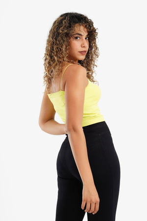Spaghetti Straps Cropped Top - Carina - كارينا