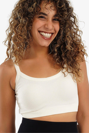 Plunge Neck Crop Top - Carina - كارينا