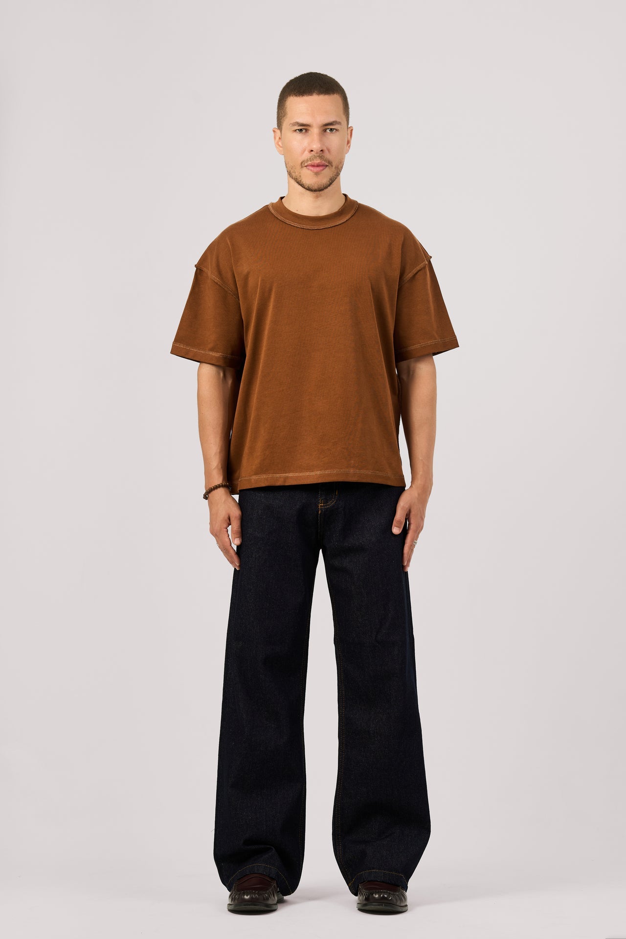 RAW BLUE BAGGY JEANS