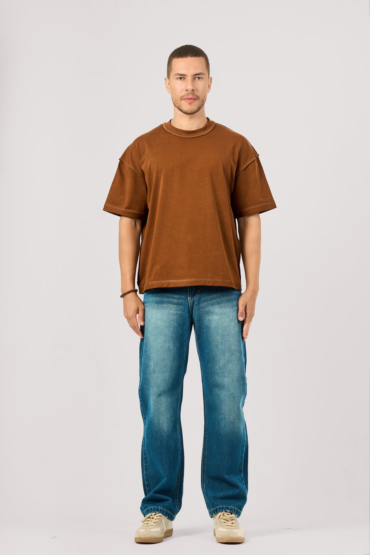 DARK BLUE REGULAR JEANS