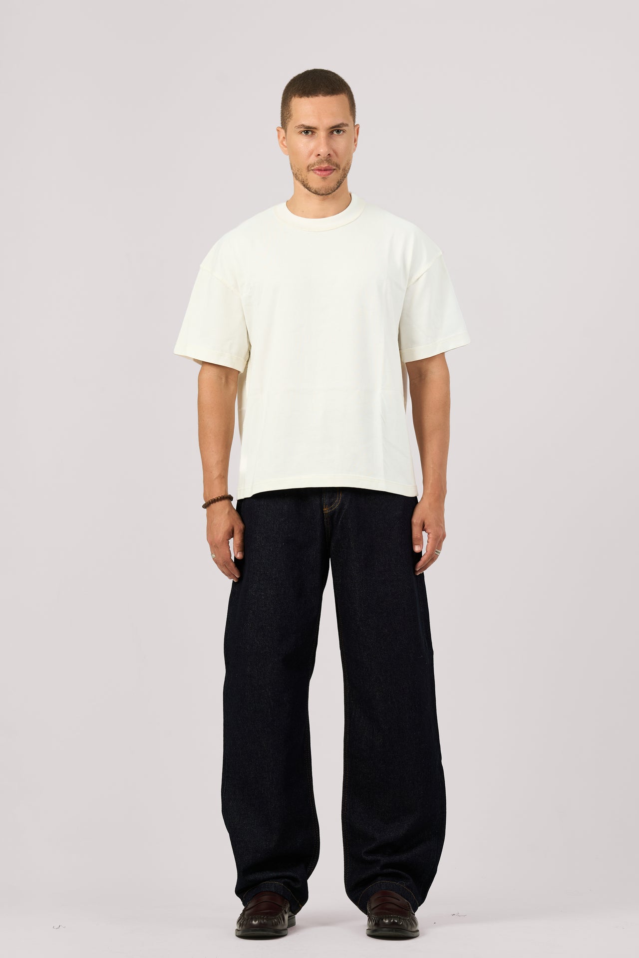 RAW BLUE WIDE LEG JEANS