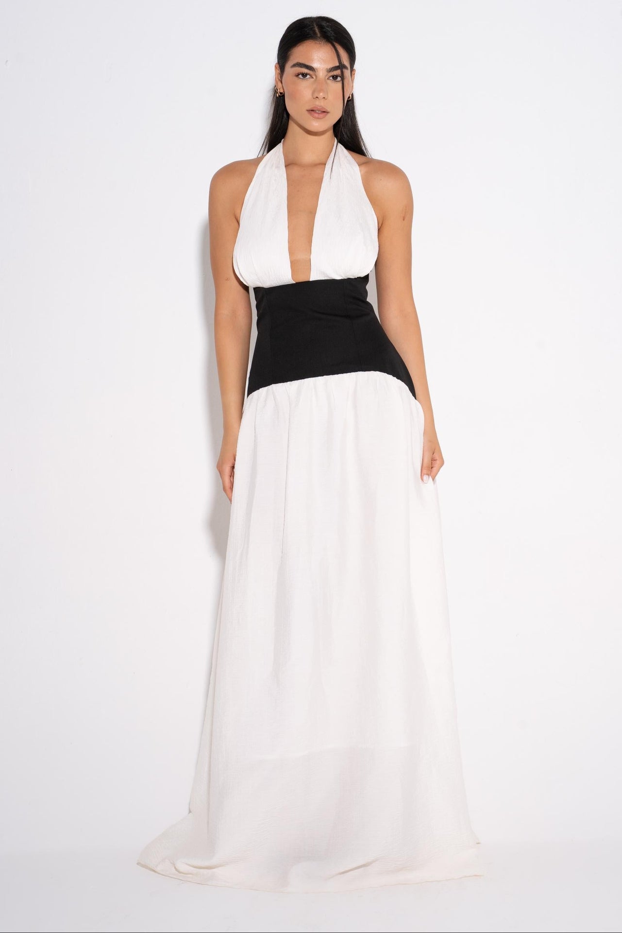 Sunset in Capri Dress - White