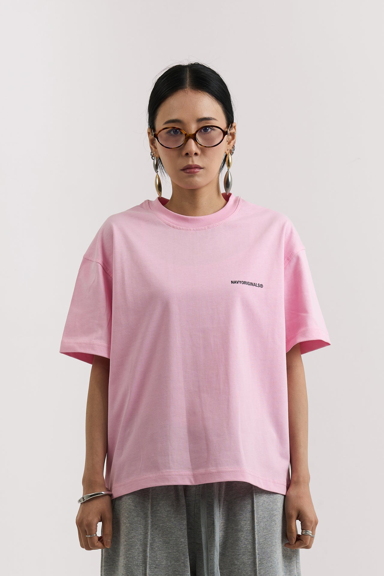 PINK BASIC T-SIHRT