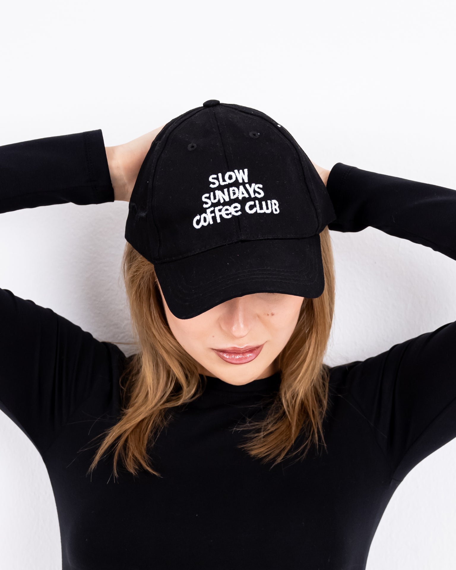 Embroidery Black Cap