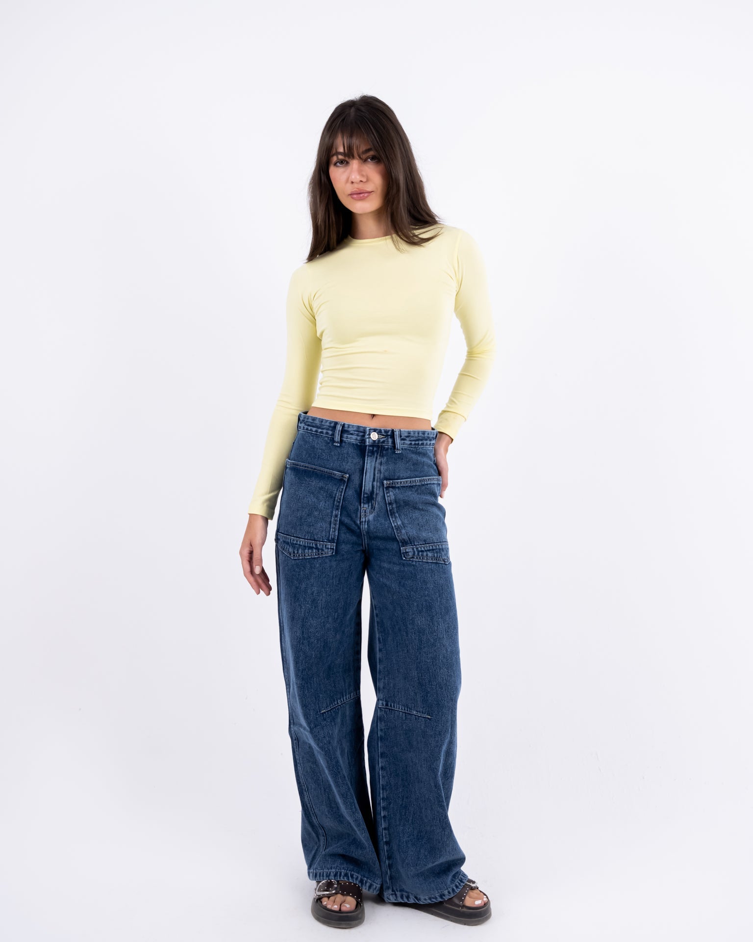 Mixed Blue Jeans