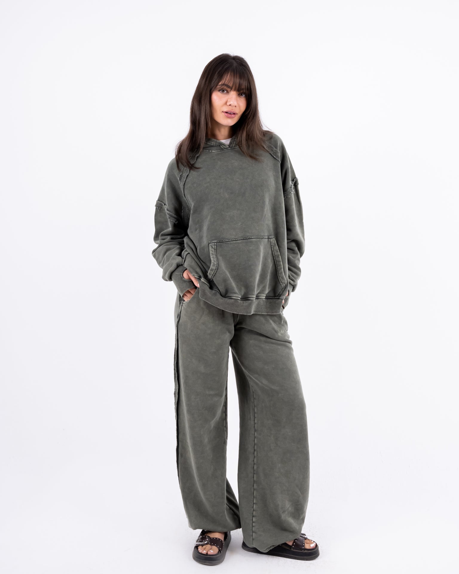 Olive Washed Set