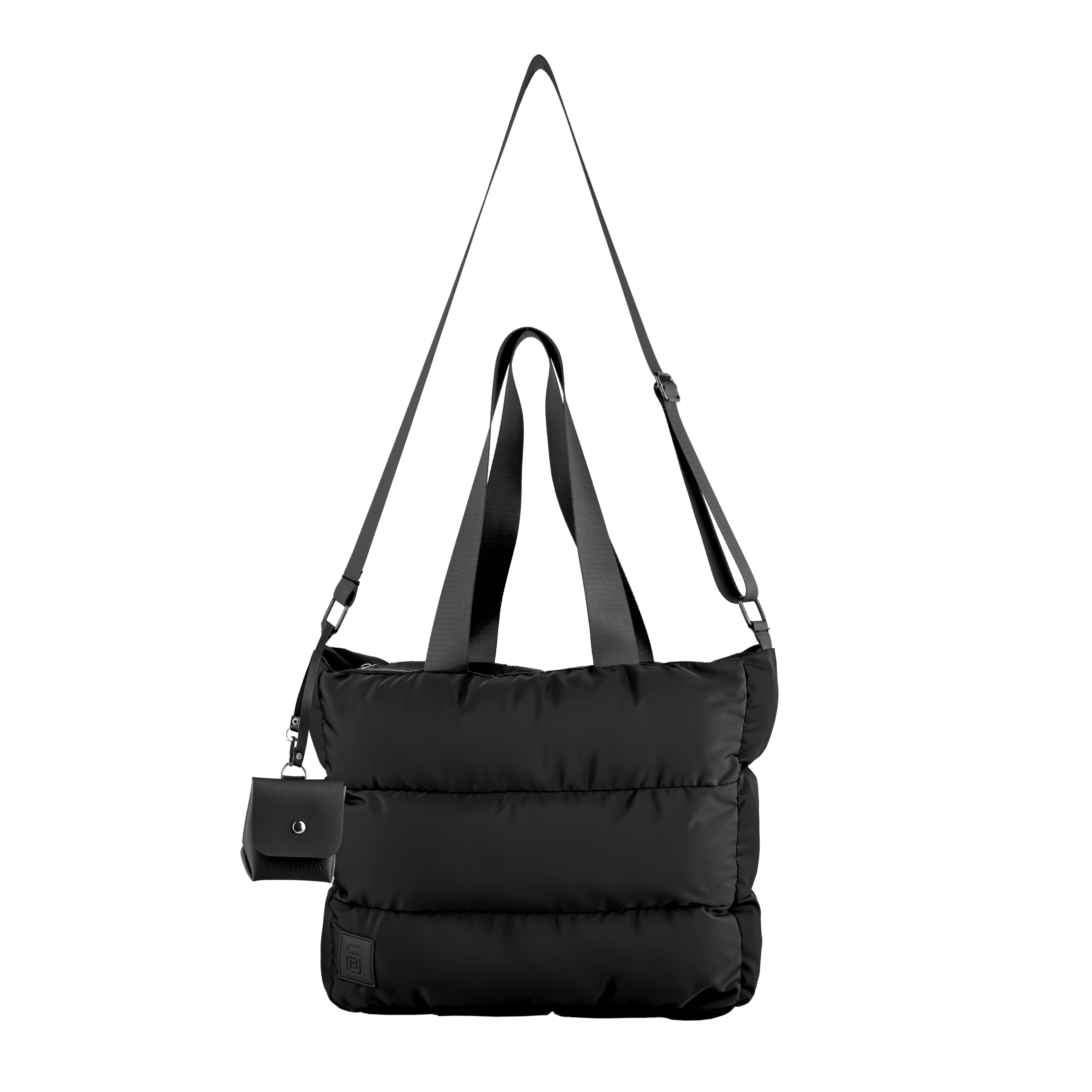 Waterproof M-Pillow Tote Bag - Black