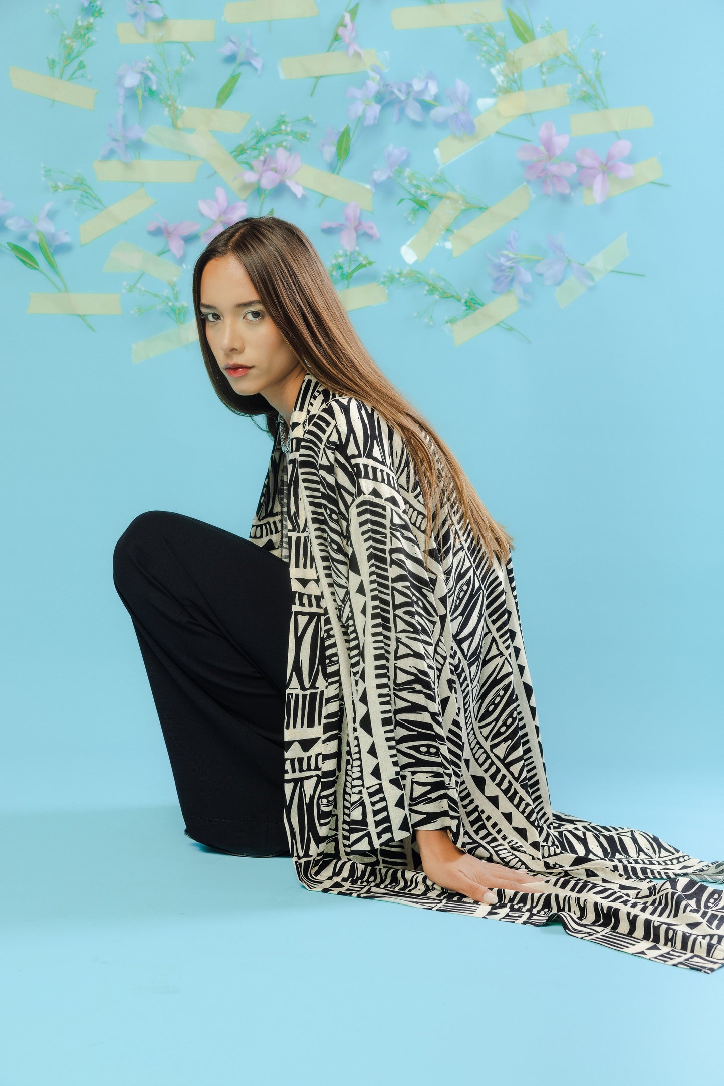 Viscose Kaya Kimono - Multicolor