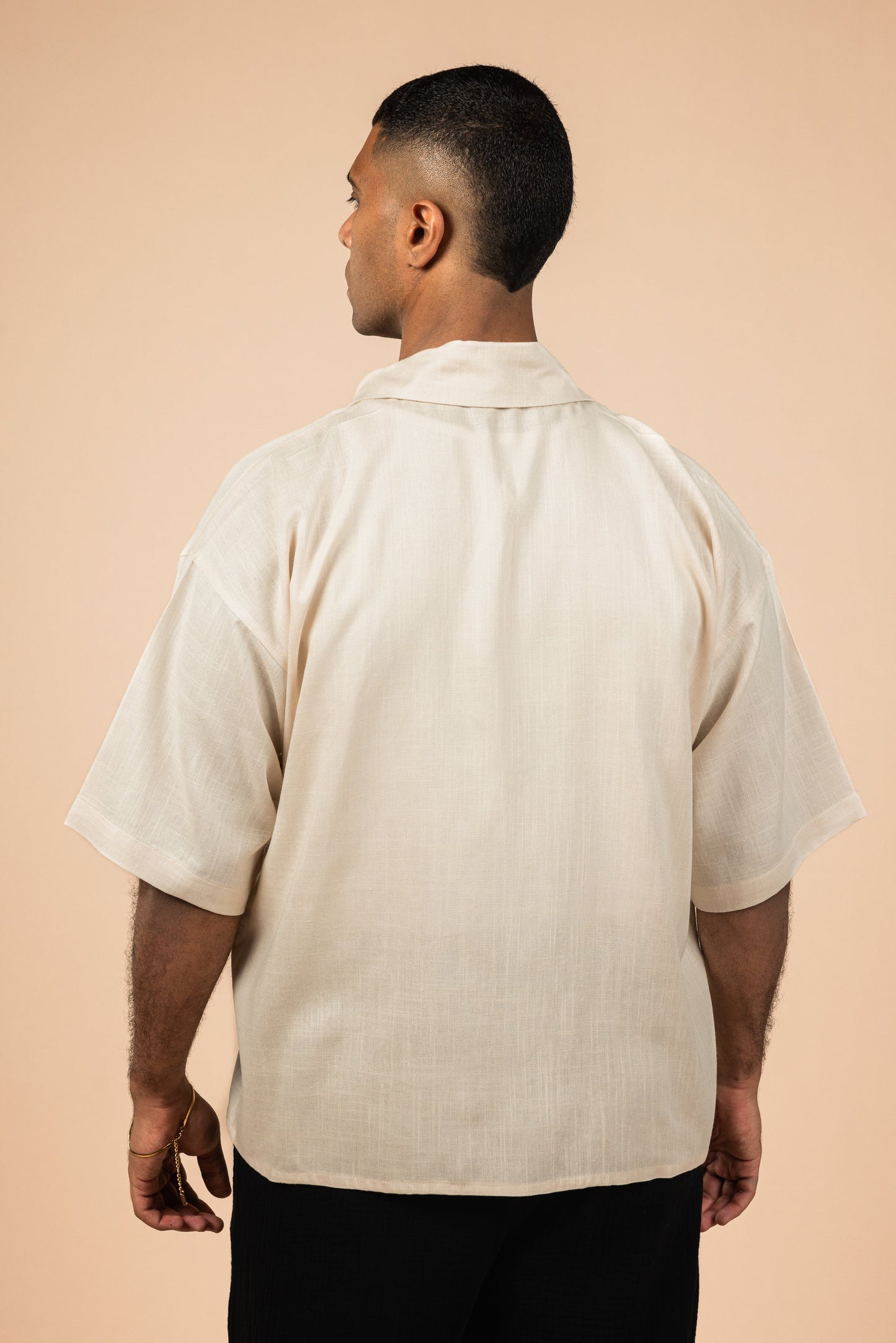 RDV Boxy Fit Linen Shirt - Off White