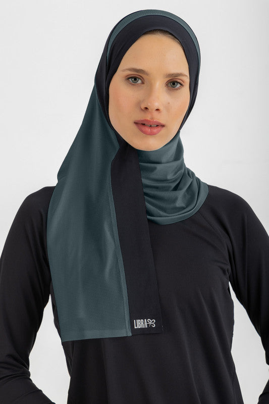 Solid Ultra-Grip Sports Performance Veil – Teal