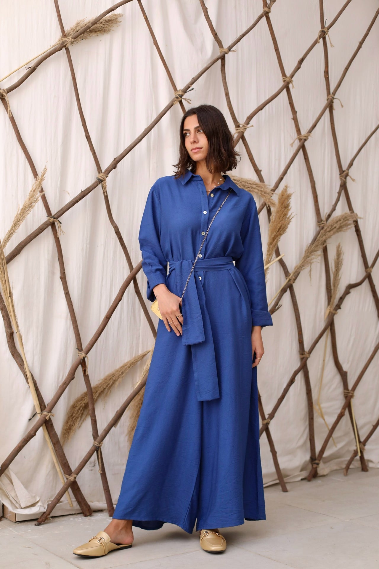 Linen Blend Jumpsuit