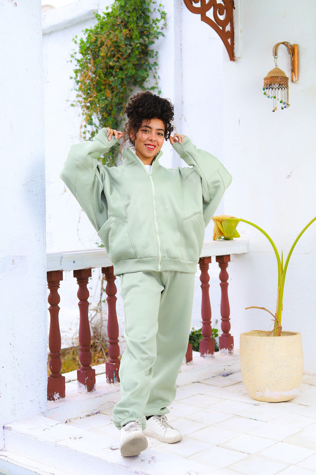 Cotton Melton All-Day Suit