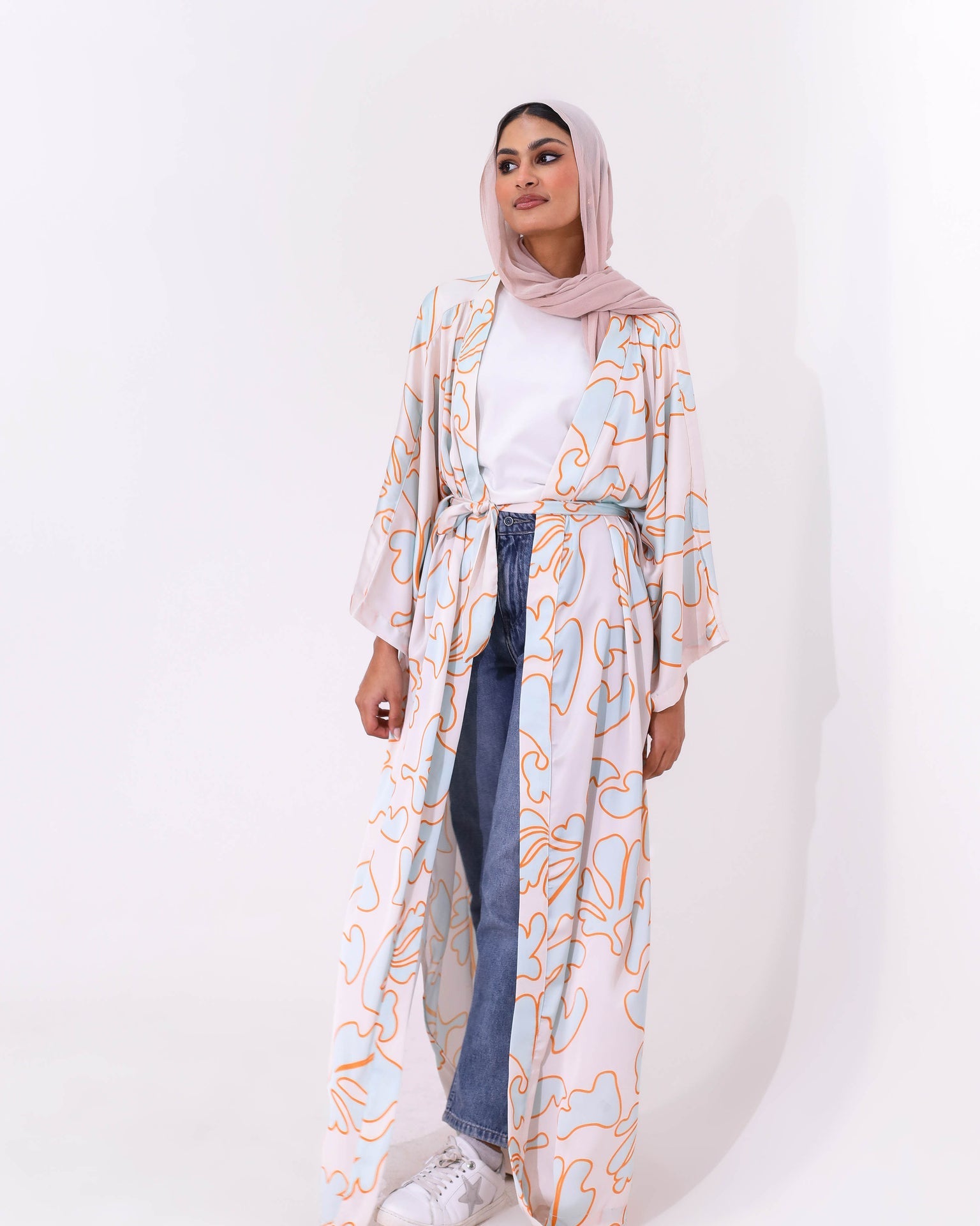 Printed Kimono