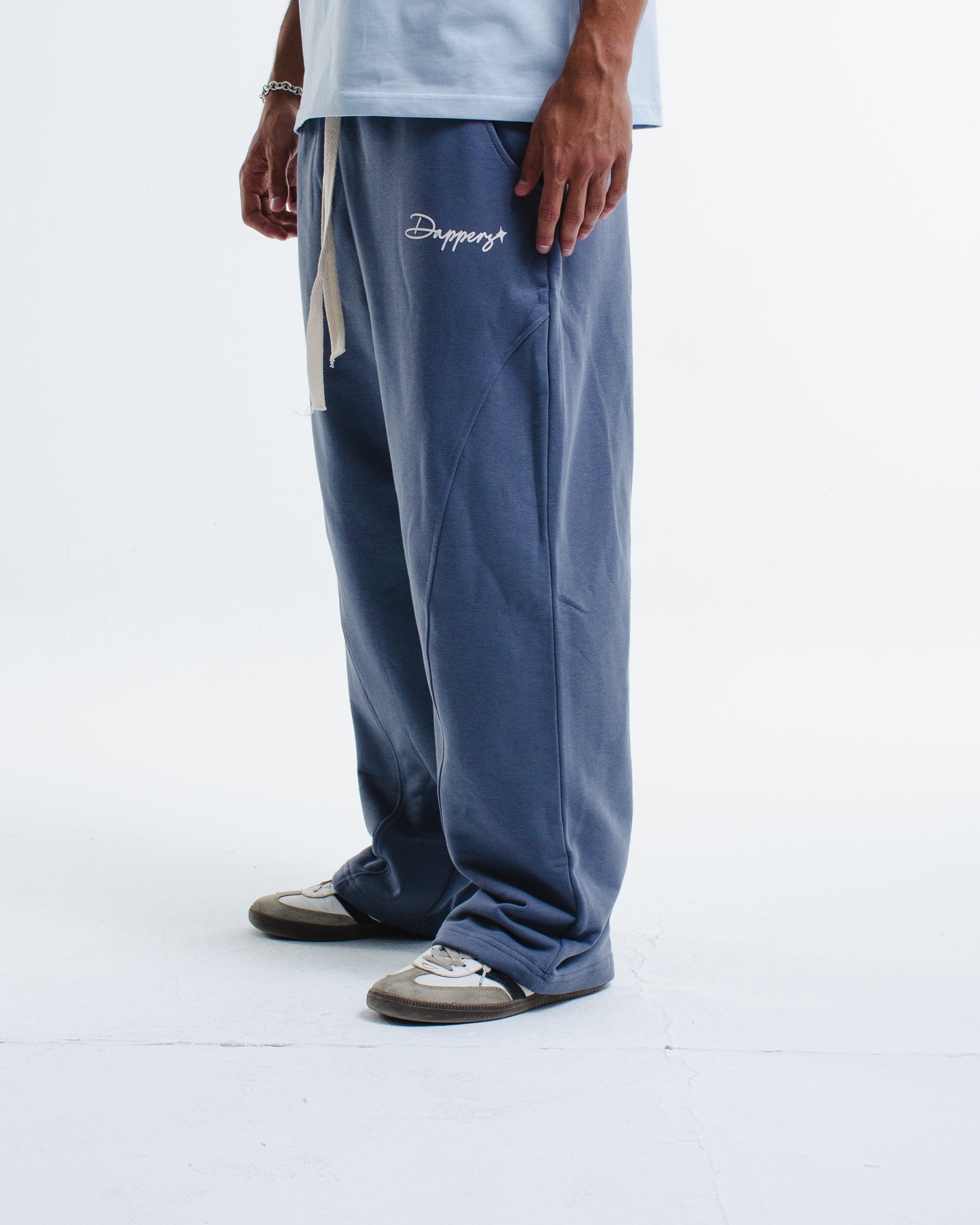Relaxed-Fit Sweatpants – Blue