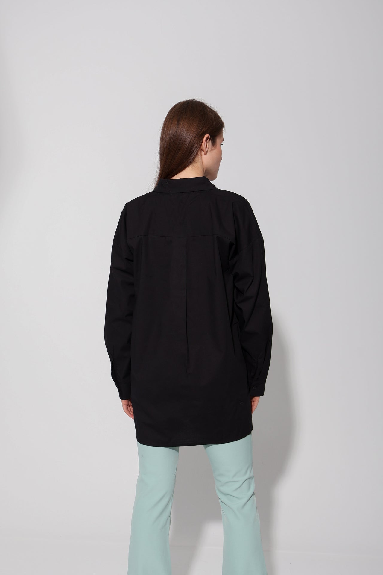 Egyptian Cotton Solid Maternity Shirt
