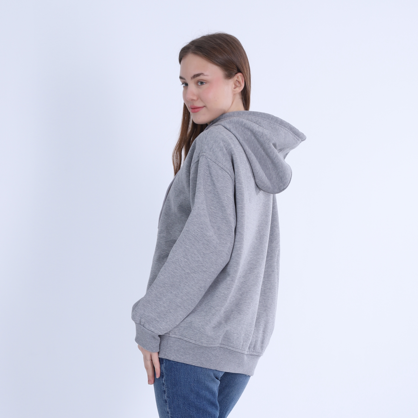 Basic Hoodie-Grey