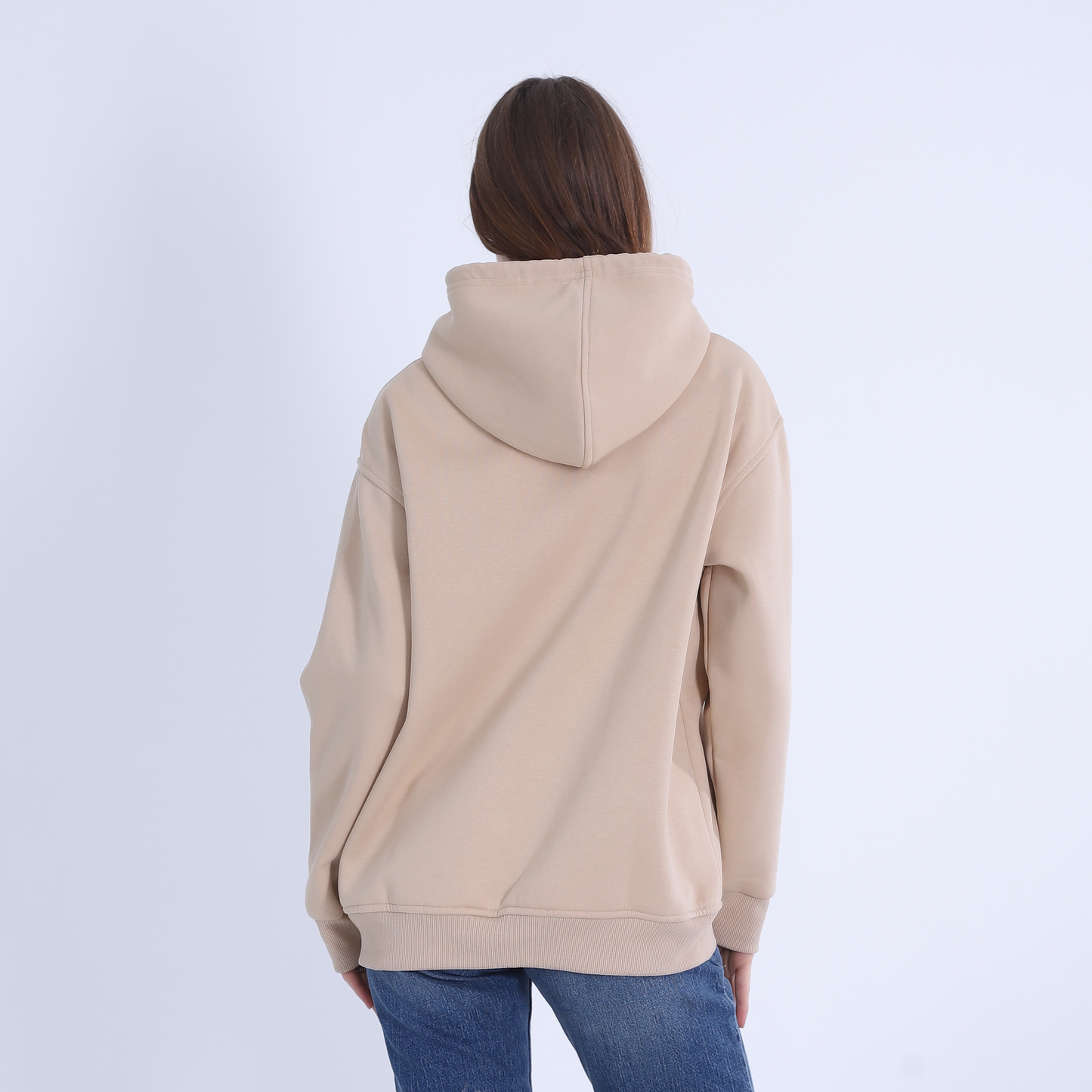 Basic Hoodie-Beige