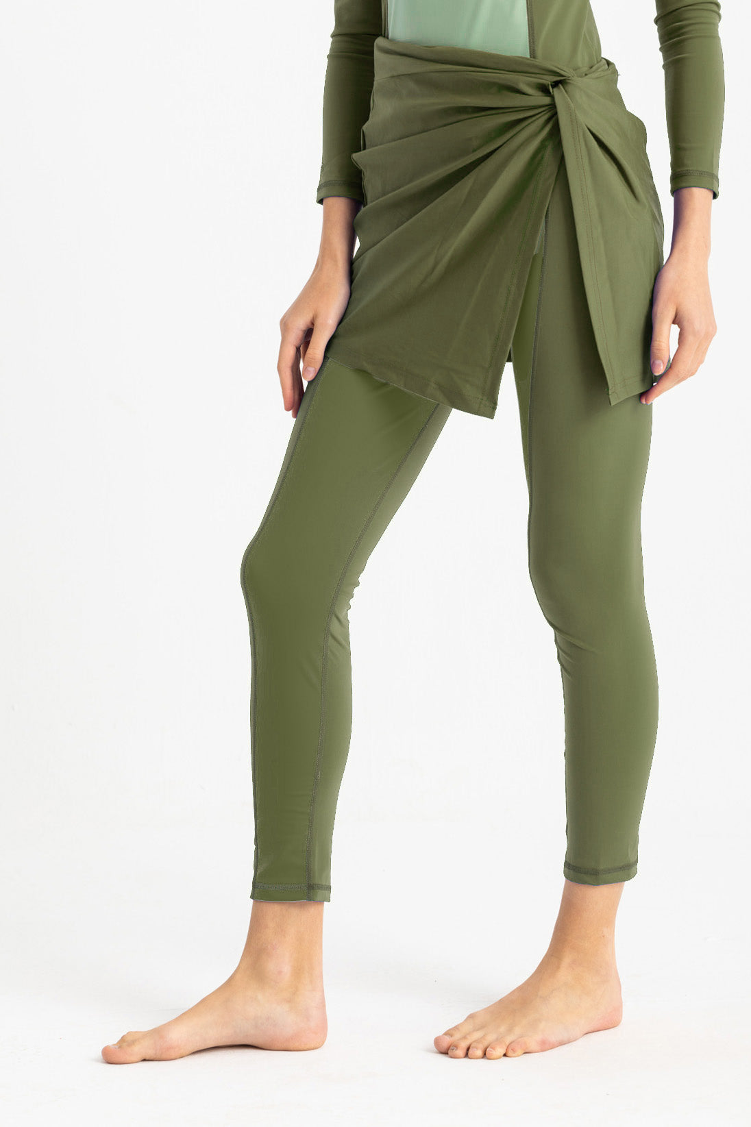 Lycra Beach Wrap - Olive