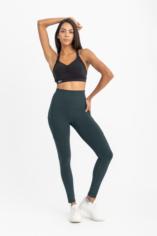Endura Solid Side Pocket Leggings – Teal