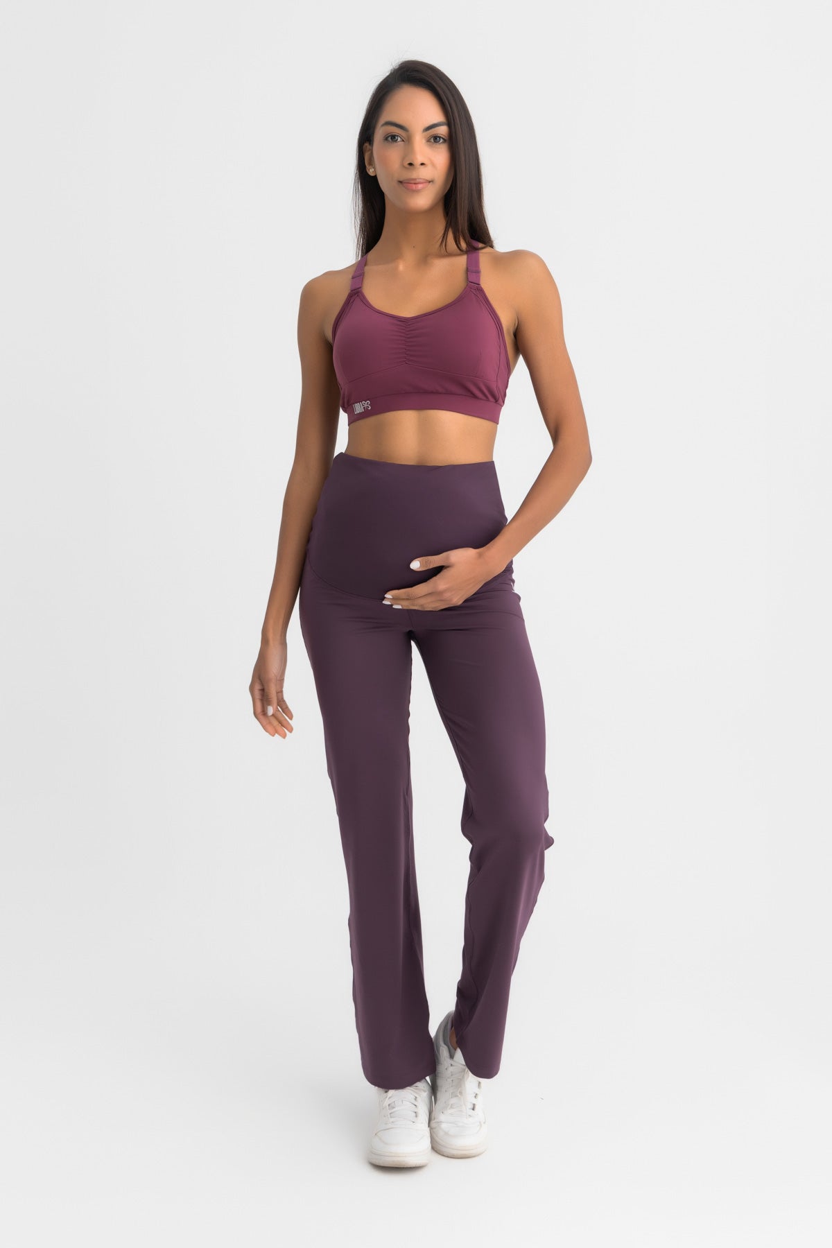 Lycra Gentle Bump Pants - Plum