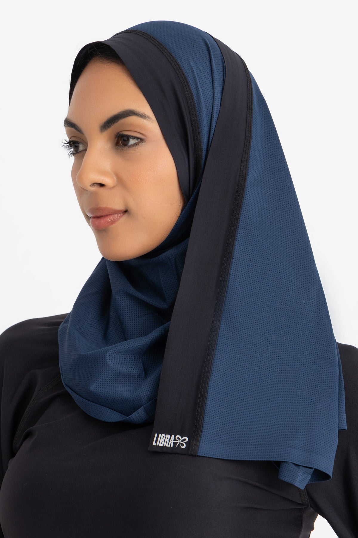 Lycra Performance Veil - Black/Navy