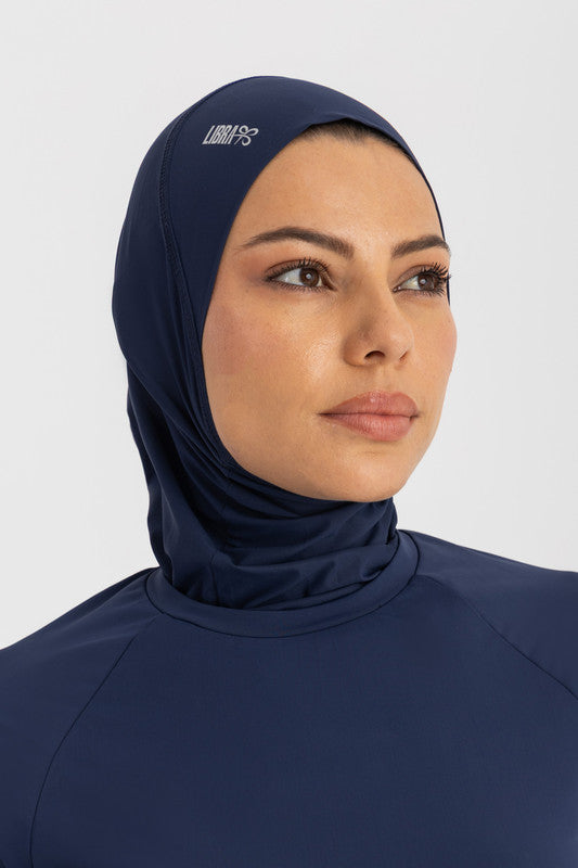 Solid Ultra-Fit Swim Hijab – Midnight Wavy