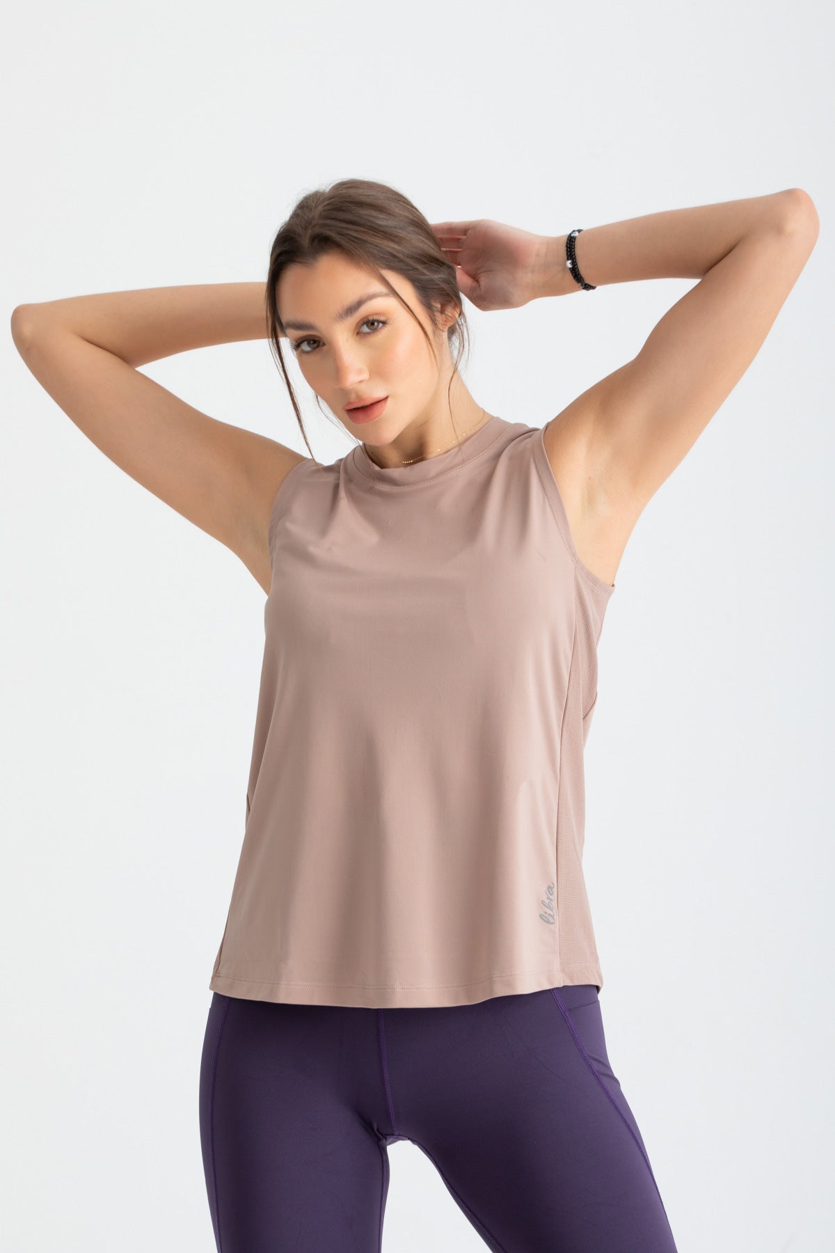 Lycra Tank Top - Beige