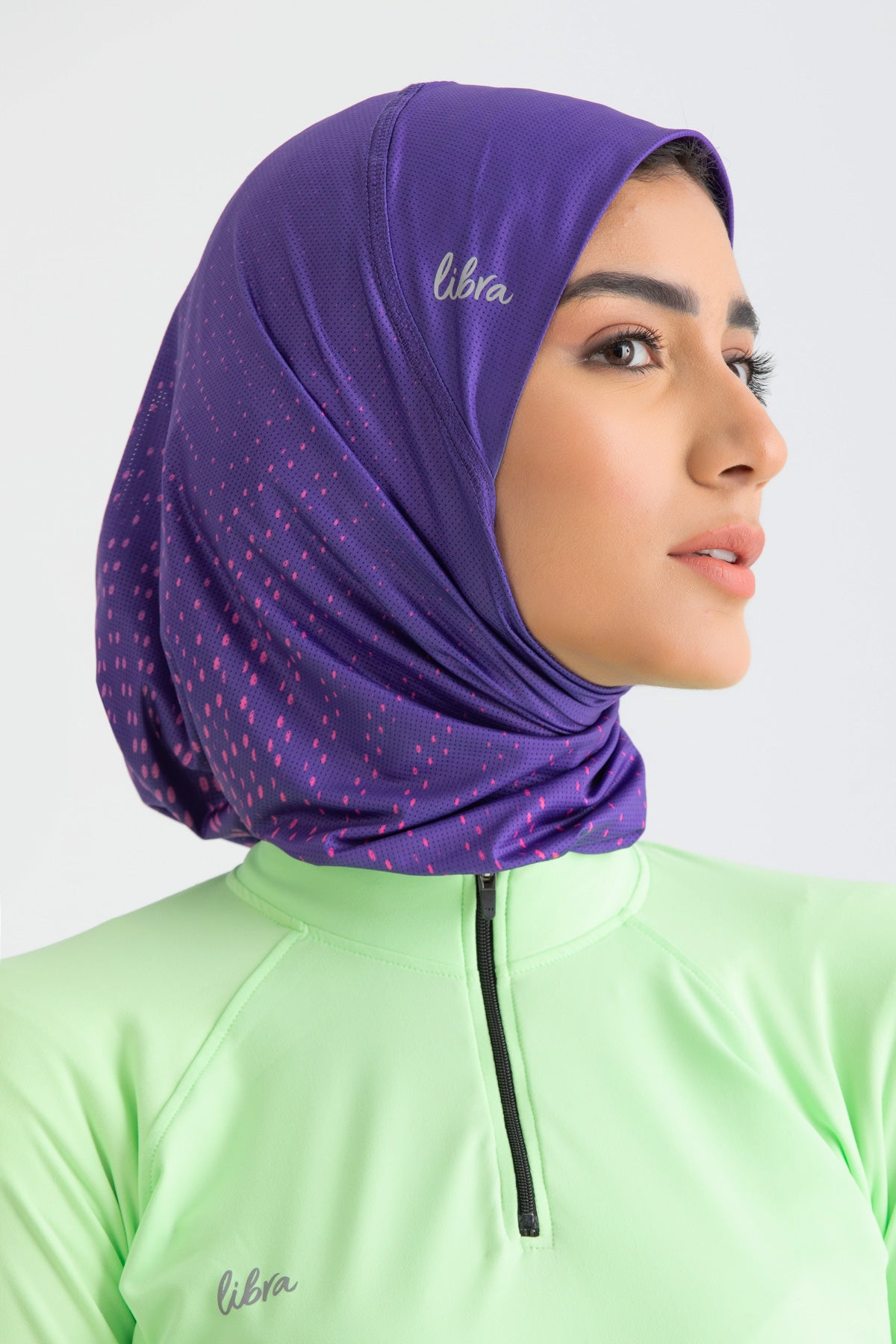 Lycra Hijab Light - Purple