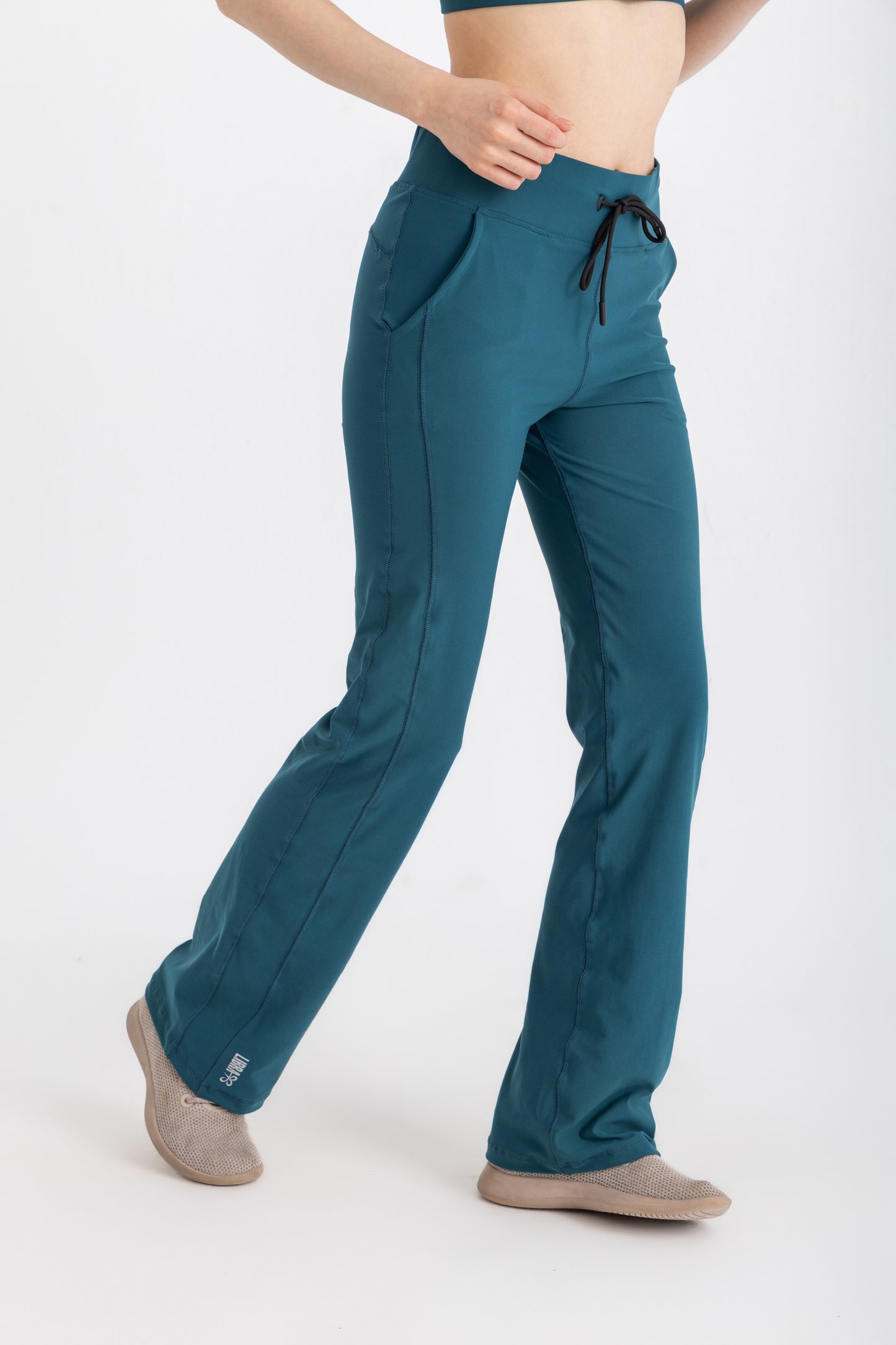 Lycra Straight Leggings - Teal
