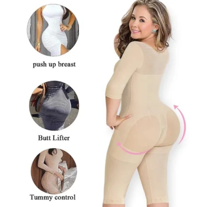 Sculpt & Lift Bodysuit - Beige