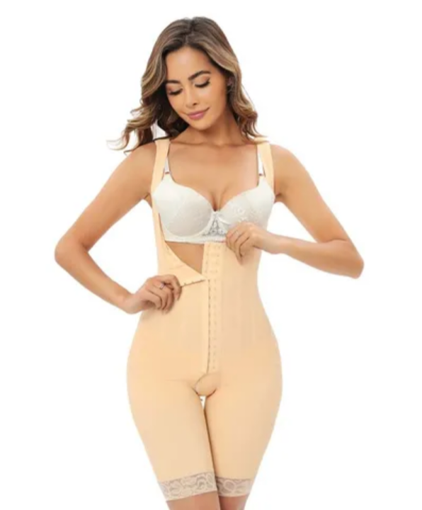 Full Body Sculpting Corset Shaper - Beige - KND520