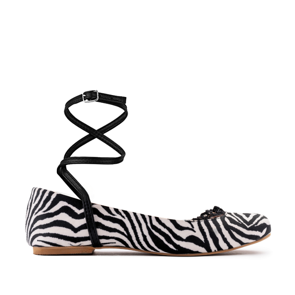Satin Amorio Flats - Multicolor