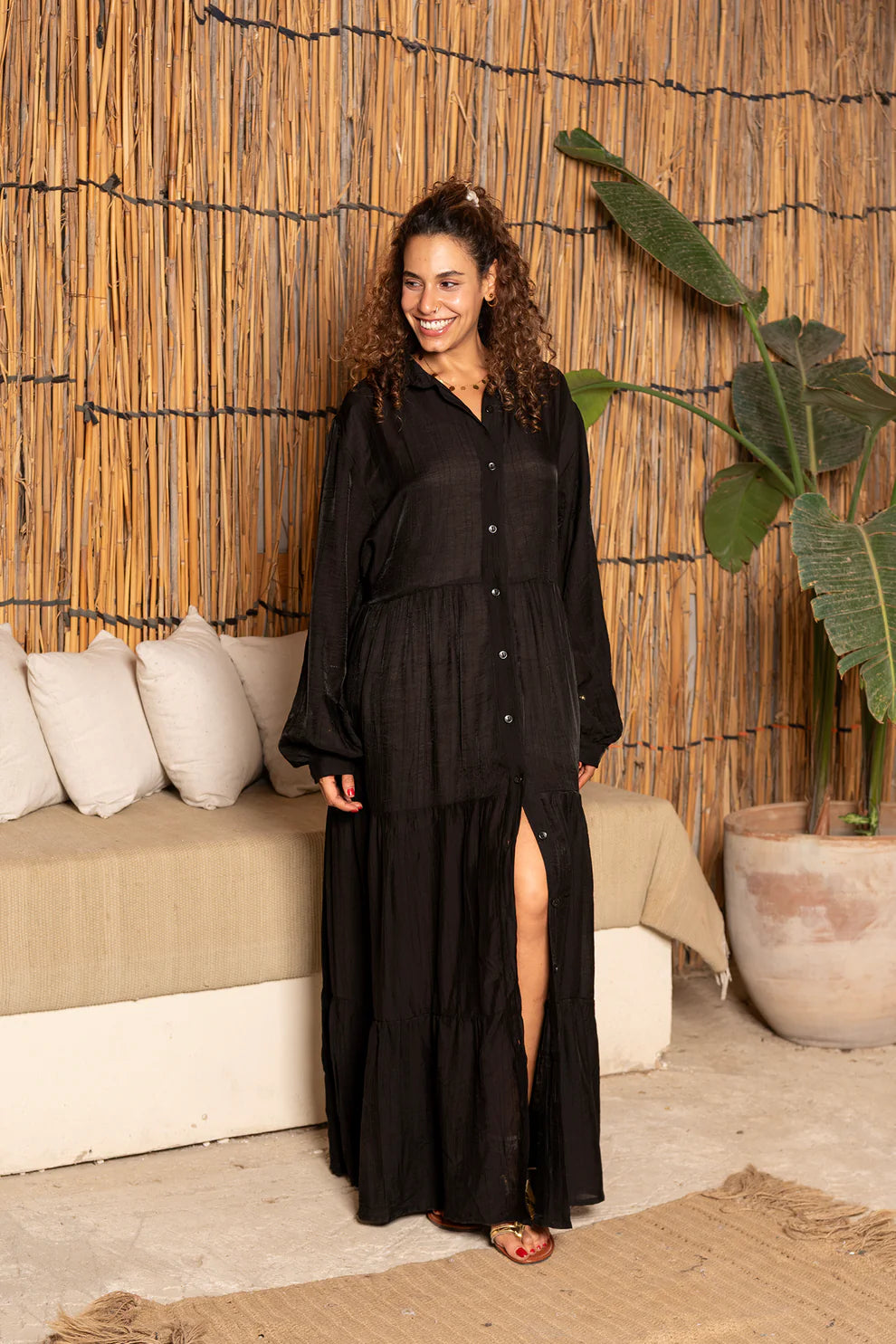 Maxi Flowy Beach Dress