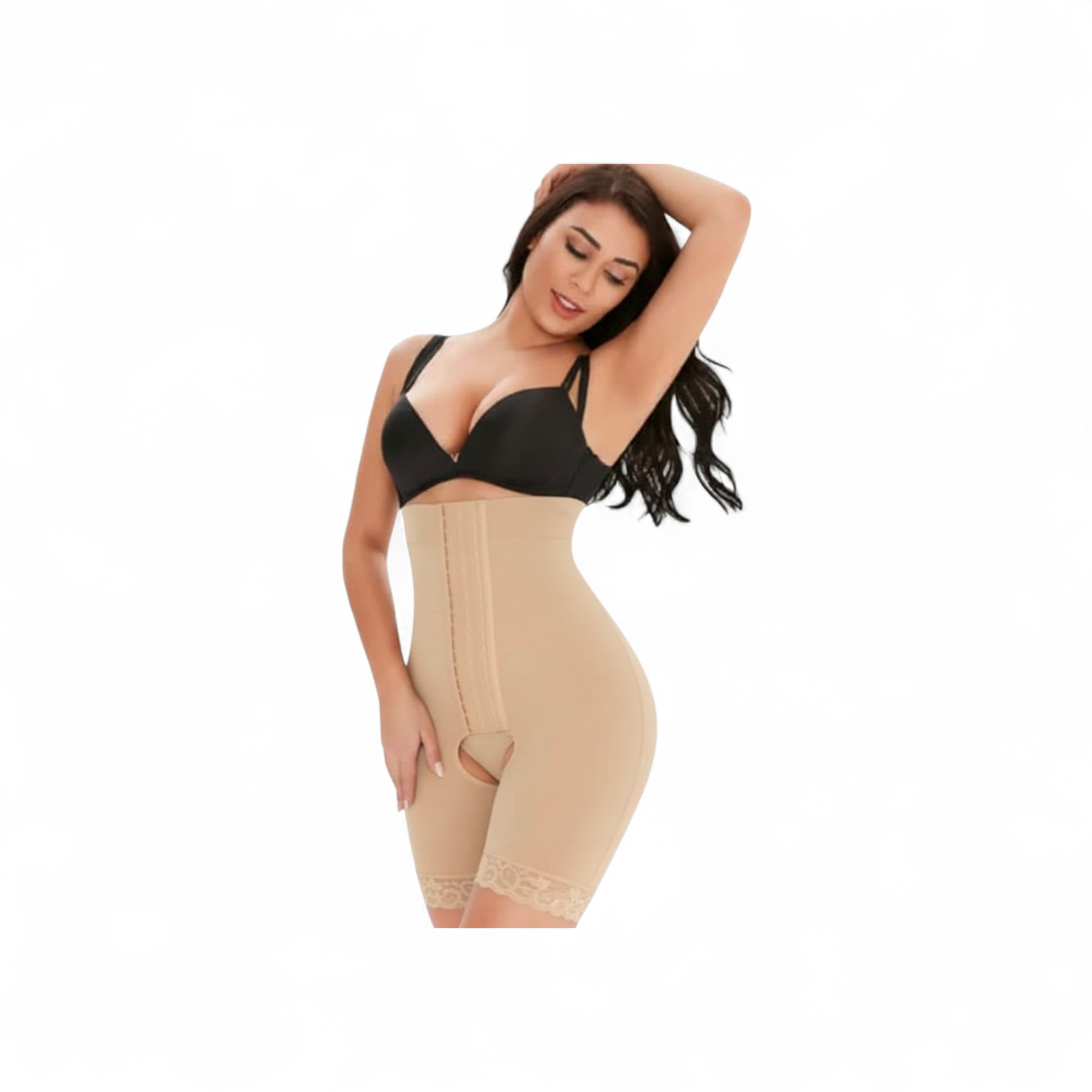Slimming Body Shaper Corset - Beige - M2H07